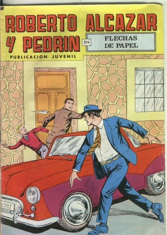 Roberto Alcazar y Pedrin color, numero 200: Flechas de papel