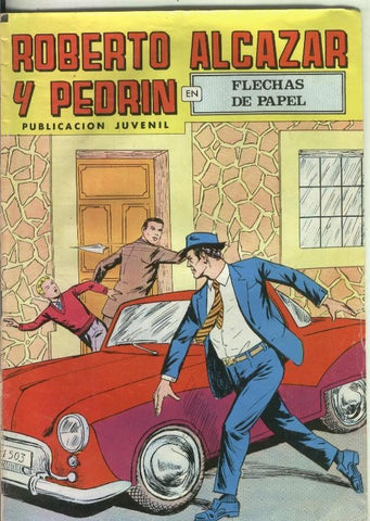 Roberto Alcazar y Pedrin color, numero 200: Flechas de papel