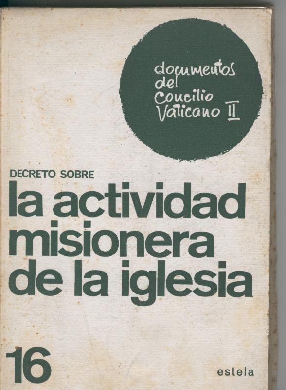 Decreto sobre la actividad misionera de la iglesia