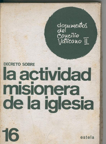 Decreto sobre la actividad misionera de la iglesia