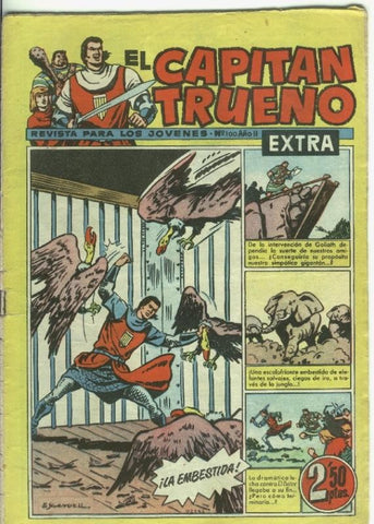 El Capitan Trueno Extra numero 100: (algo aviejado)