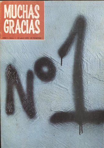 Muchas gracias numero 001