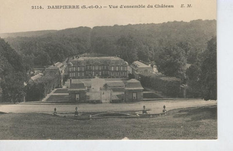 Postal B/N 0284 : Chateau de Dampierre: Vue d,ensemble