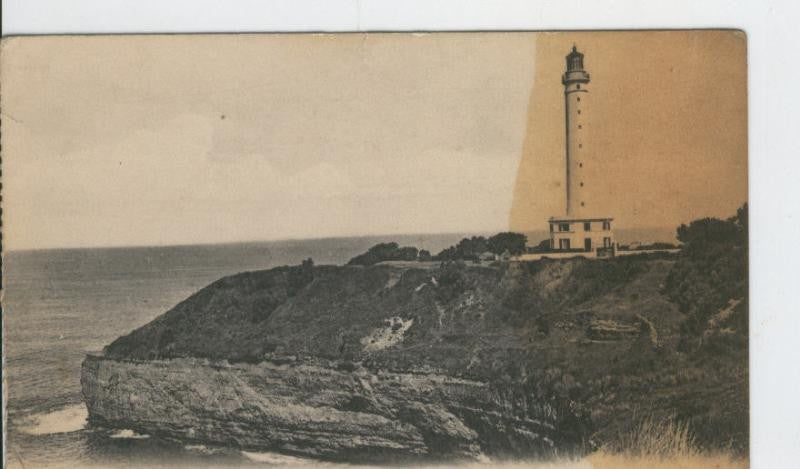Postal B/N 0305 : Biarritz: Le Phare