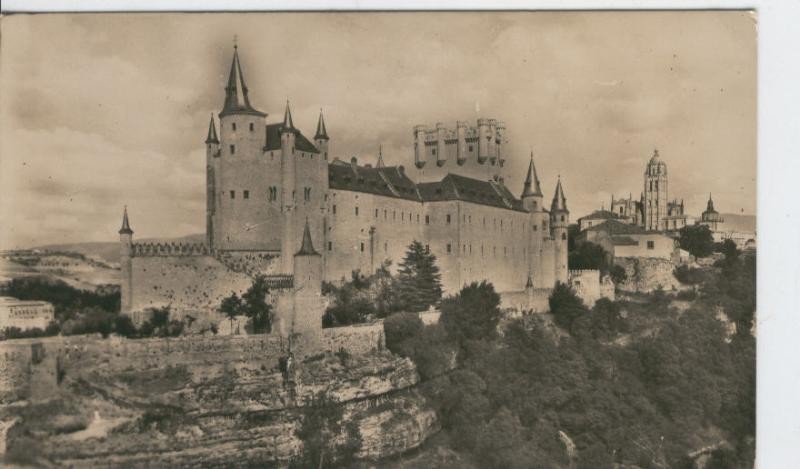 Postal B/N 0321 : El Alcazar de Segovia