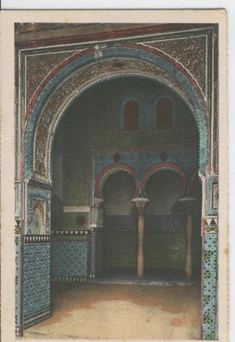 Postal B/N 0333 : Sevilla: Alcazar, puerta del dormitorio de los reyes moros