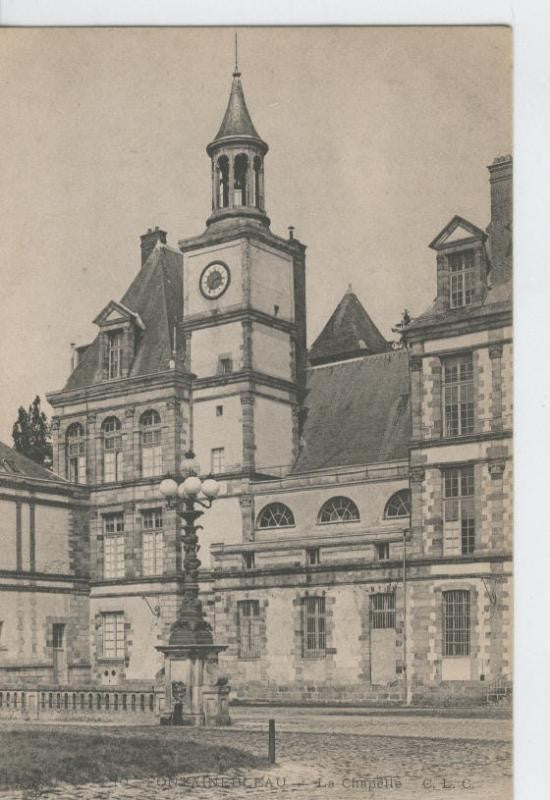Postal B/N 0348 : Fontainebleau: La chapelle
