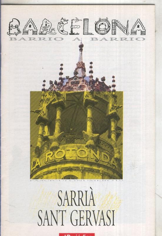 Barcelona barrio a barrio: Sarria, Sant Gervasi