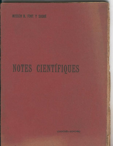 Notes cientifiques