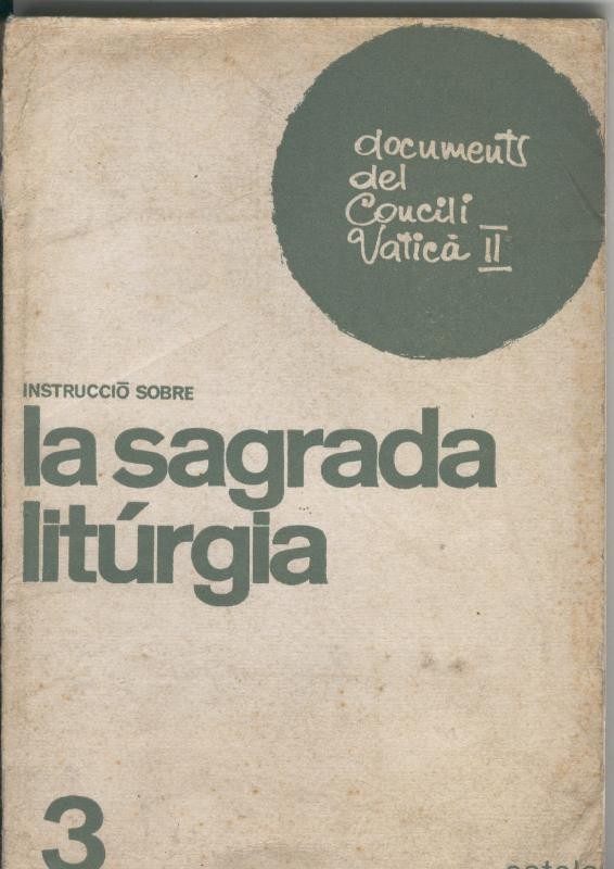 Instruccio sobre la sagrada liturgia