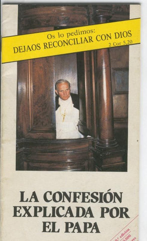 La confesion explicada por el Papa