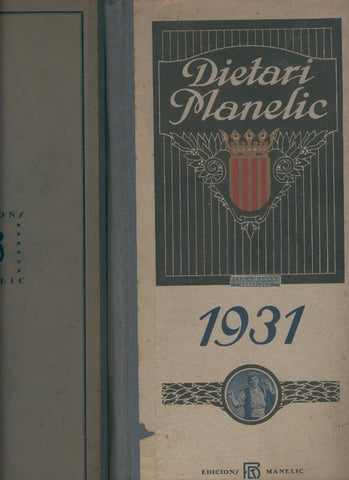 Dietari Manelic 1931