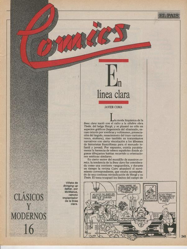 Comics.Los: clasicos y modernos: fasciculo 16