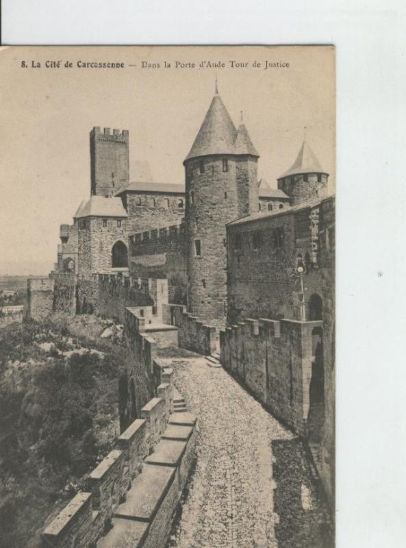 Postal castillos numero 007: La cite de Carcassonne
