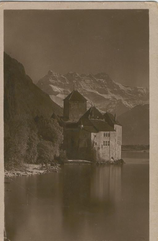 Postal castillos numero 012: Chateau de Chillon