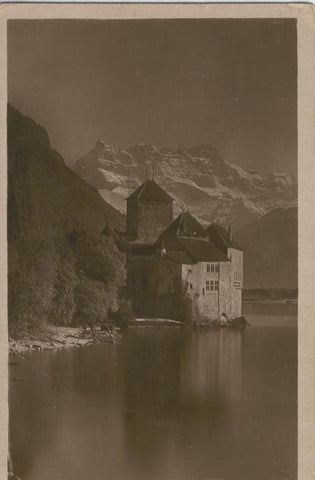 Postal castillos numero 012: Chateau de Chillon