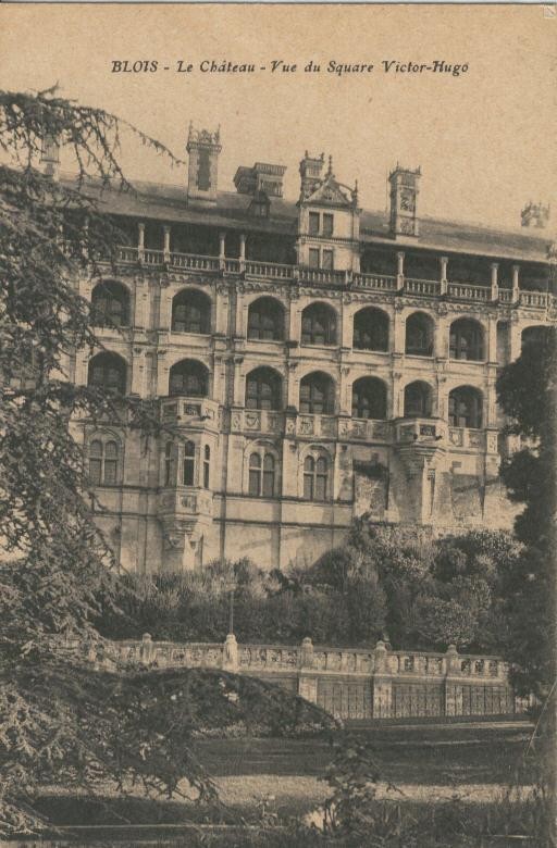 Postal castillos numero 014: Le chateau de Blois