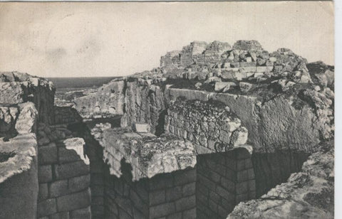 Postal castillos numero 015: Siracusa, Castello Eurialo, Mastio e ponte levatoio
