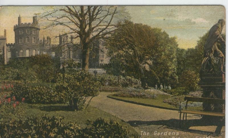 Postal castillos numero 029: Castle The Gardens Belvoir