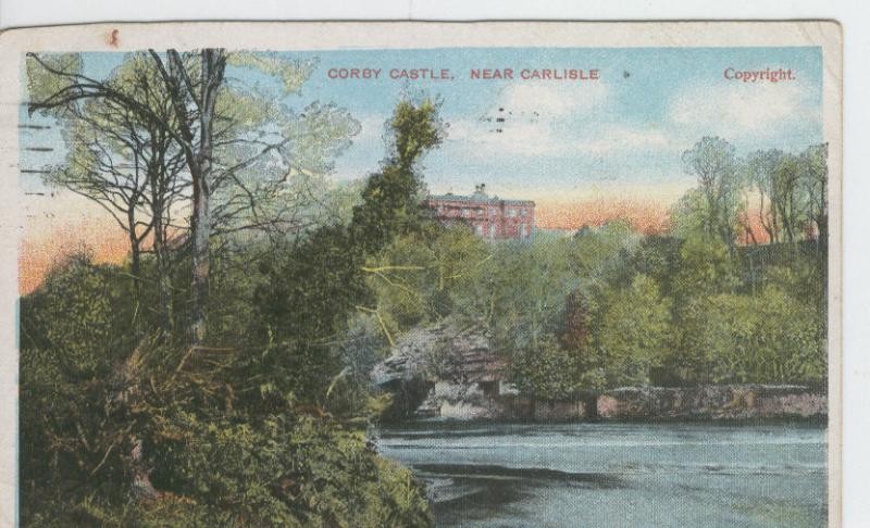 Postal castillos numero 032: Corb y Castle, Near Carlisle