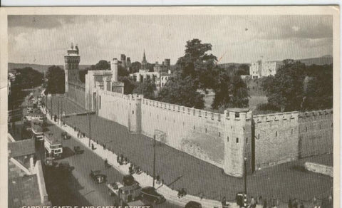 Postal castillos numero 040: Cardiff Castle and Castle Street