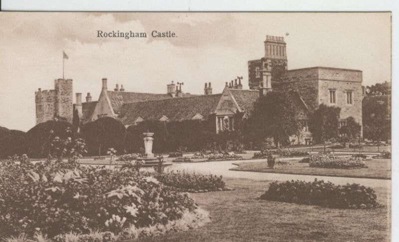 Postal castillos numero 054: Rockingham Castle