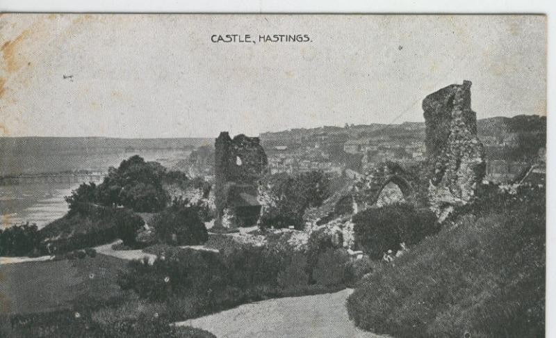 Postal castillos numero 056: Castle, Hastings