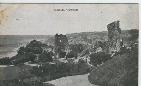 Postal castillos numero 056: Castle, Hastings