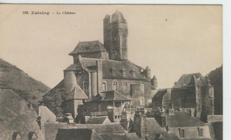 Postal castillos numero 068: Chateau de Estaing