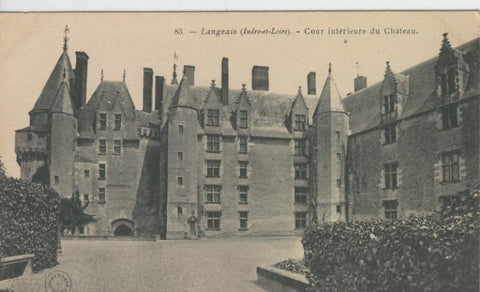 Postal castillos numero 070: Chateau de Langeais