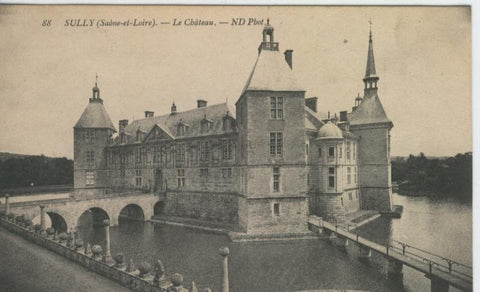 Postal castillos numero 071: Chateau de Sully
