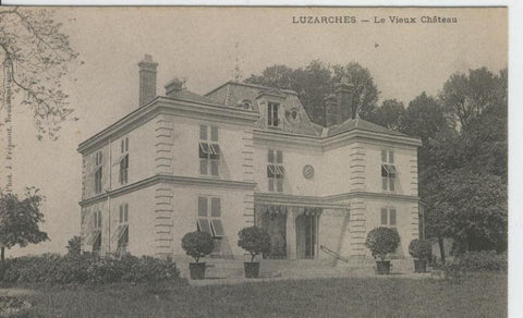 Postal castillos numero 076: Chateau de Luzarches