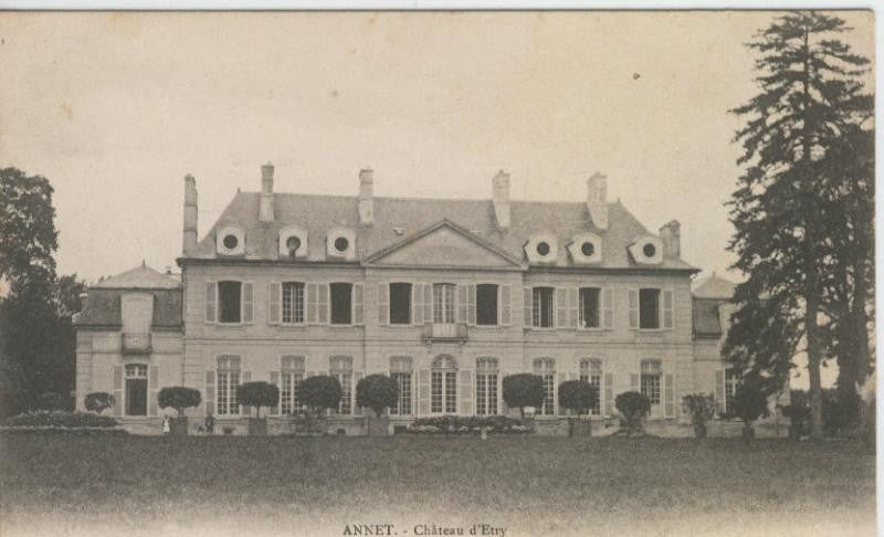 Postal castillos numero 081: Chateau Etry
