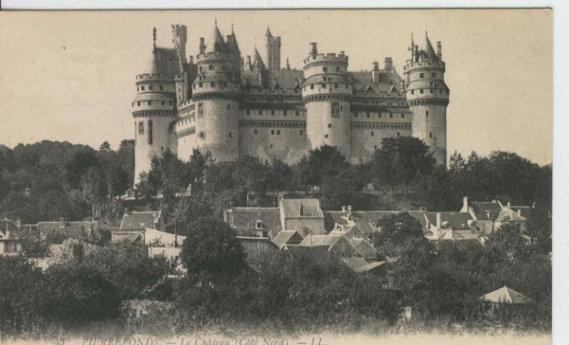 Postal castillos numero 085: Chateau de Pierrefonds