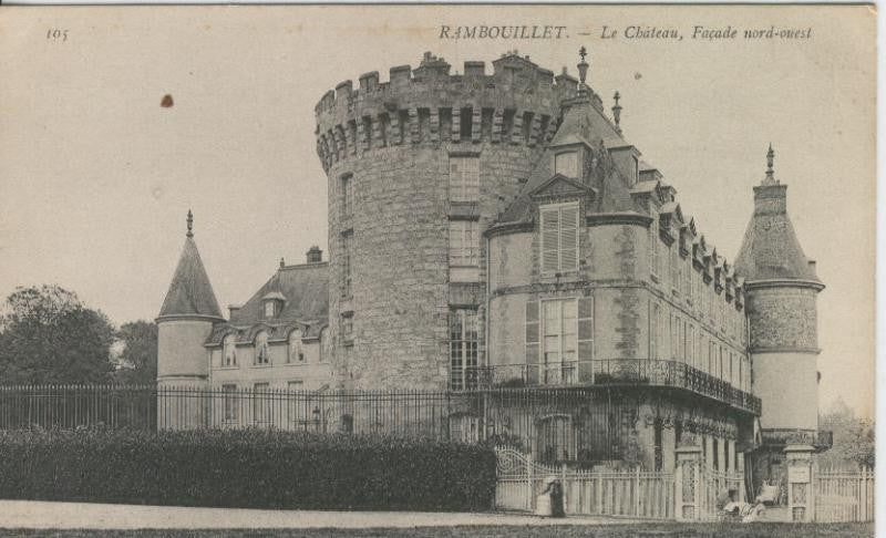 Postal castillos numero 086: Chateau de Rambouillet