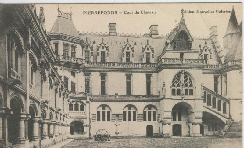 Postal castillos numero 094: Chateau de Pierrefonds