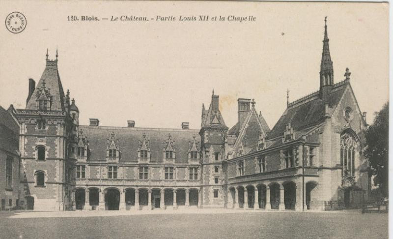 Postal castillos numero 095: Chateau de Blois