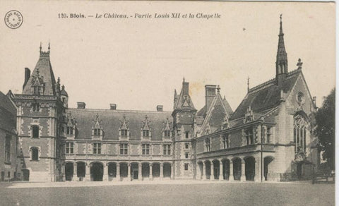 Postal castillos numero 095: Chateau de Blois