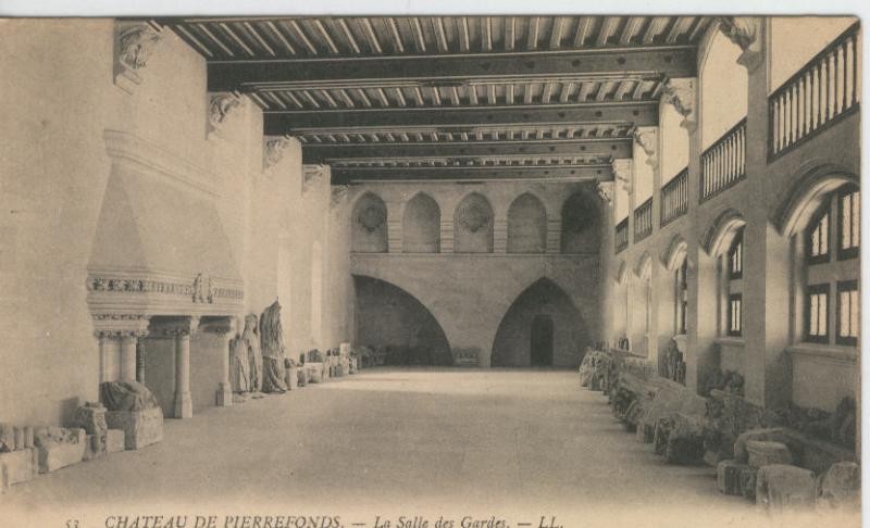 Postal castillos numero 101: Chateau de Pierrefonds