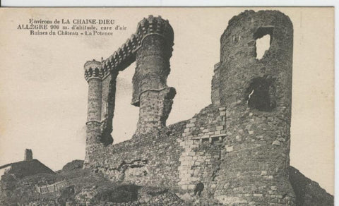 Postal castillos numero 102: Chateau de La Potence