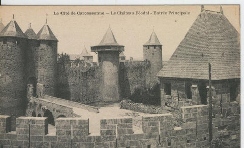 Postal castillos numero 104: Chateau de Cascassonne