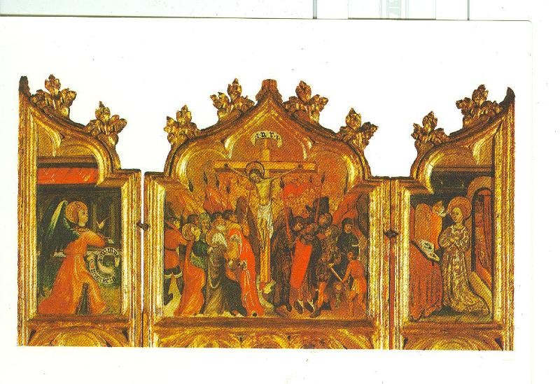 Postal 6533 : Museu de Poblet, anunciacio i crucifixio