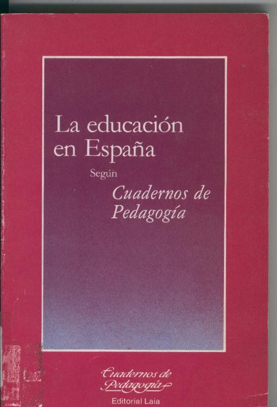 La educacion en España