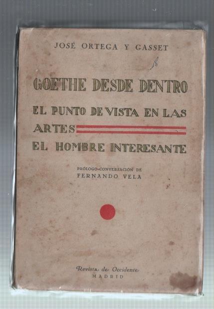 Goethe desde dentro. El punto de vista en las artes