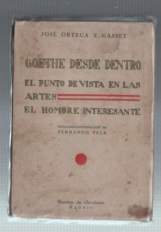 Goethe desde dentro. El punto de vista en las artes