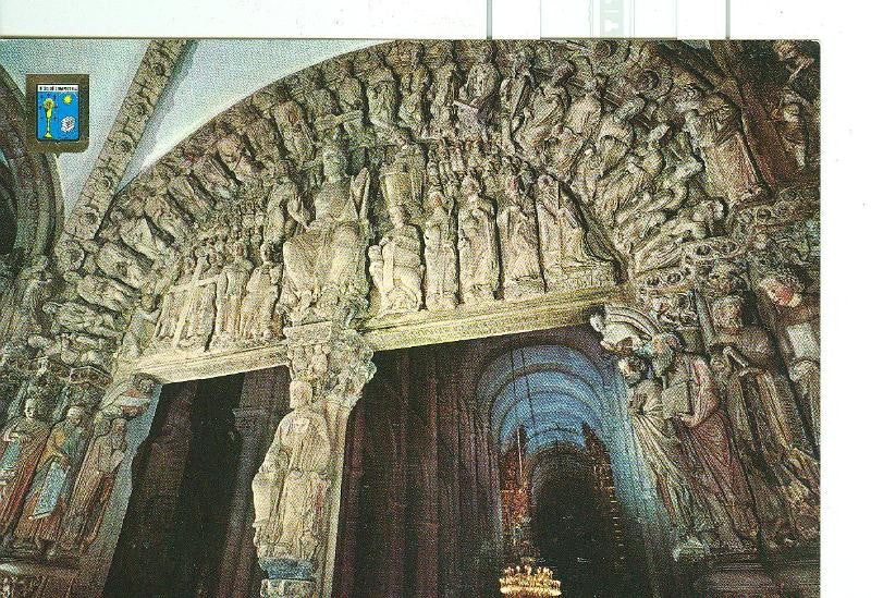 Postal 6535 : Portico de la Gloria, catedral de Santiago