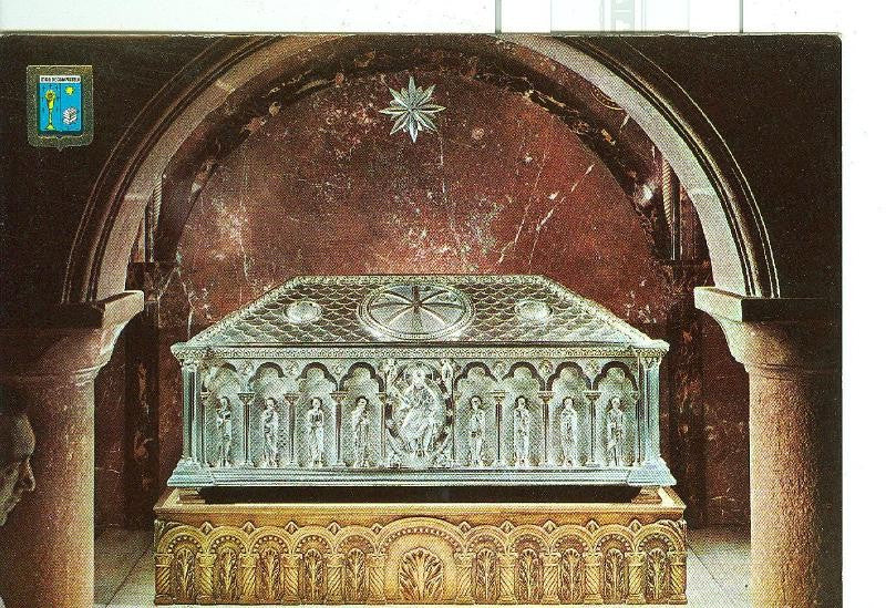 Postal 6544 : Catedral Santiago, Urna restos apostol Santiago