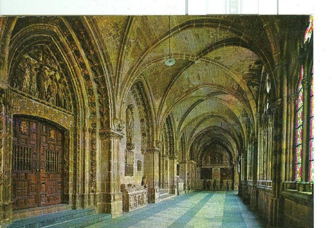 Postal 6550 : Claustro y puerta capilla Santa Catalina, catedral de Burgos