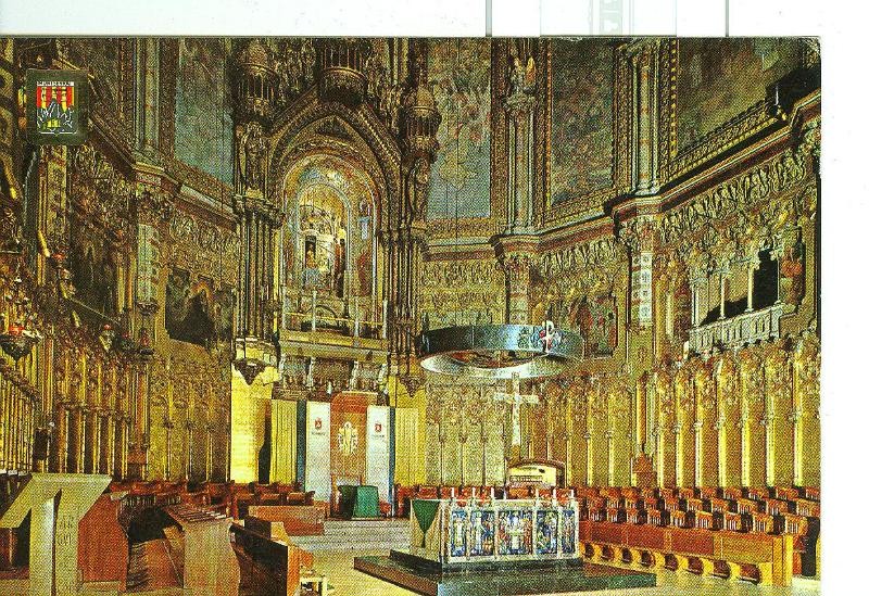 Postal 6558 : Monserrat, interior basilicia
