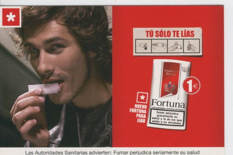 Postal 6577 : Publicitaria tabaco Fortuna